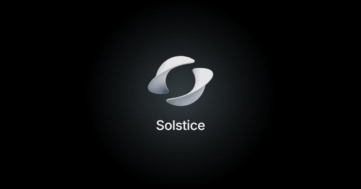 Solstice — 官网预览图